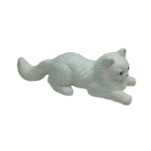 White pottery persian cat - persian,