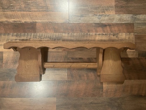 Vintage wooden display wall - wooden,