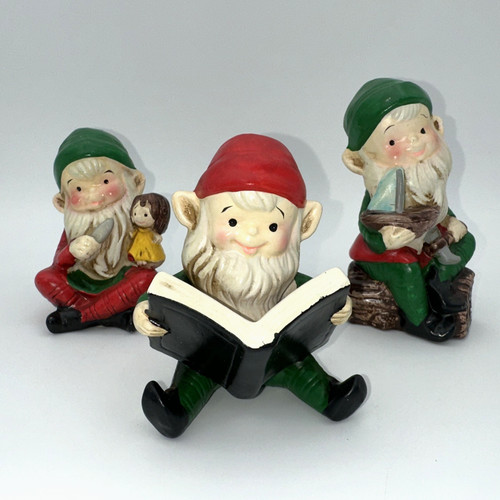 Vintage homco elf figurines - homco,