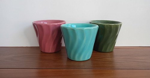Set small vintage glazed - of,