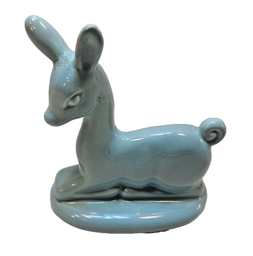 Vintage blue deer - deer, fawn