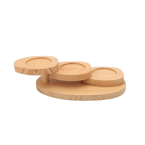 Wooden display stand dessert - stand,