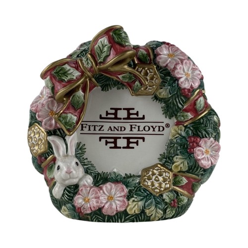 Fitz floyd holiday wreath - &,